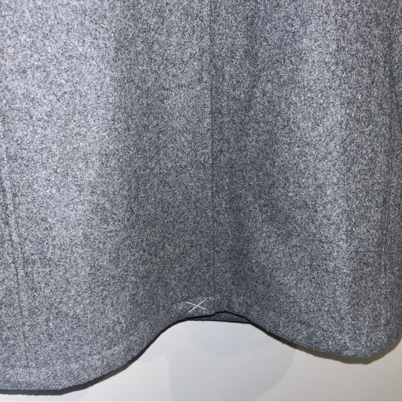 Alpha Industries Navy Wool Peacoat in Gray Size Large Anchor Buttons NWOT - Picture 5 of 8